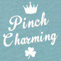 Pinch Charming St Patricks Day Sueded Cloud Jersey T-Shirt