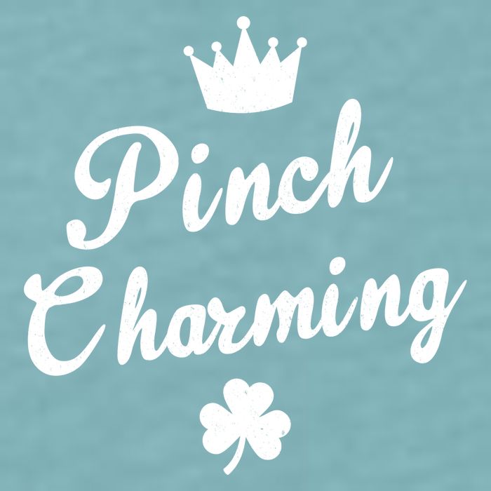 Pinch Charming St Patricks Day Sueded Cloud Jersey T-Shirt