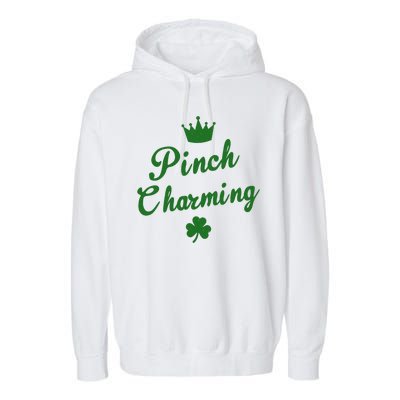 Pinch Charming St Patricks Day Garment-Dyed Fleece Hoodie