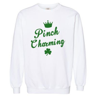 Pinch Charming St Patricks Day Garment-Dyed Sweatshirt