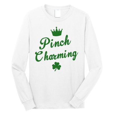 Pinch Charming St Patricks Day Long Sleeve Shirt