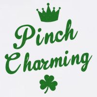 Pinch Charming St Patricks Day V-Neck T-Shirt