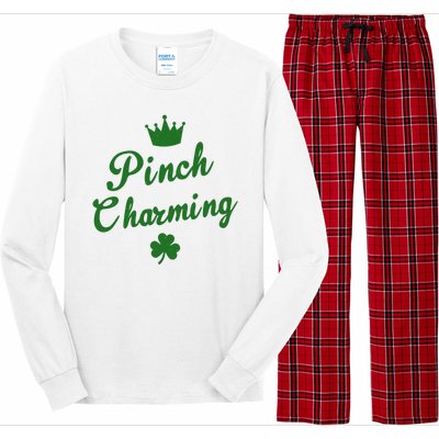 Pinch Charming St Patricks Day Long Sleeve Pajama Set