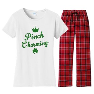 Pinch Charming St Patricks Day Women's Flannel Pajama Set