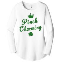 Pinch Charming St Patricks Day Women's Perfect Tri Tunic Long Sleeve Shirt