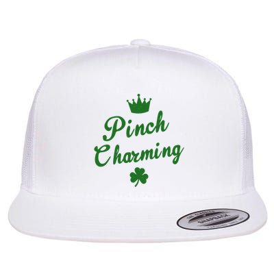 Pinch Charming St Patricks Day Flat Bill Trucker Hat