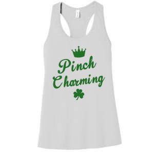 Pinch Charming St Patricks Day Women's Racerback Tank