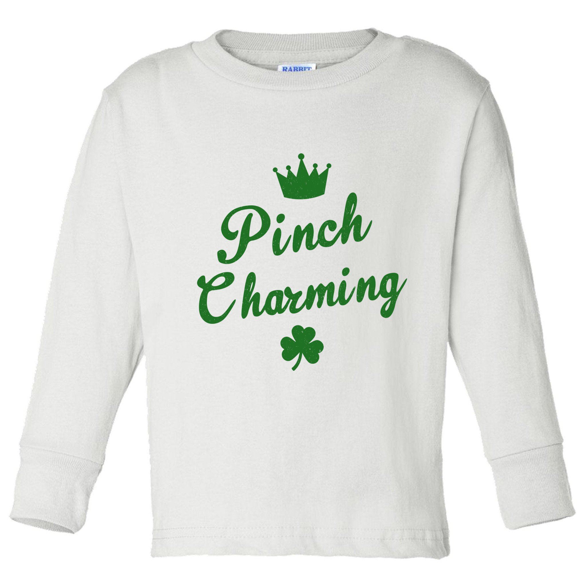 Pinch Charming St Patricks Day Toddler Long Sleeve Shirt
