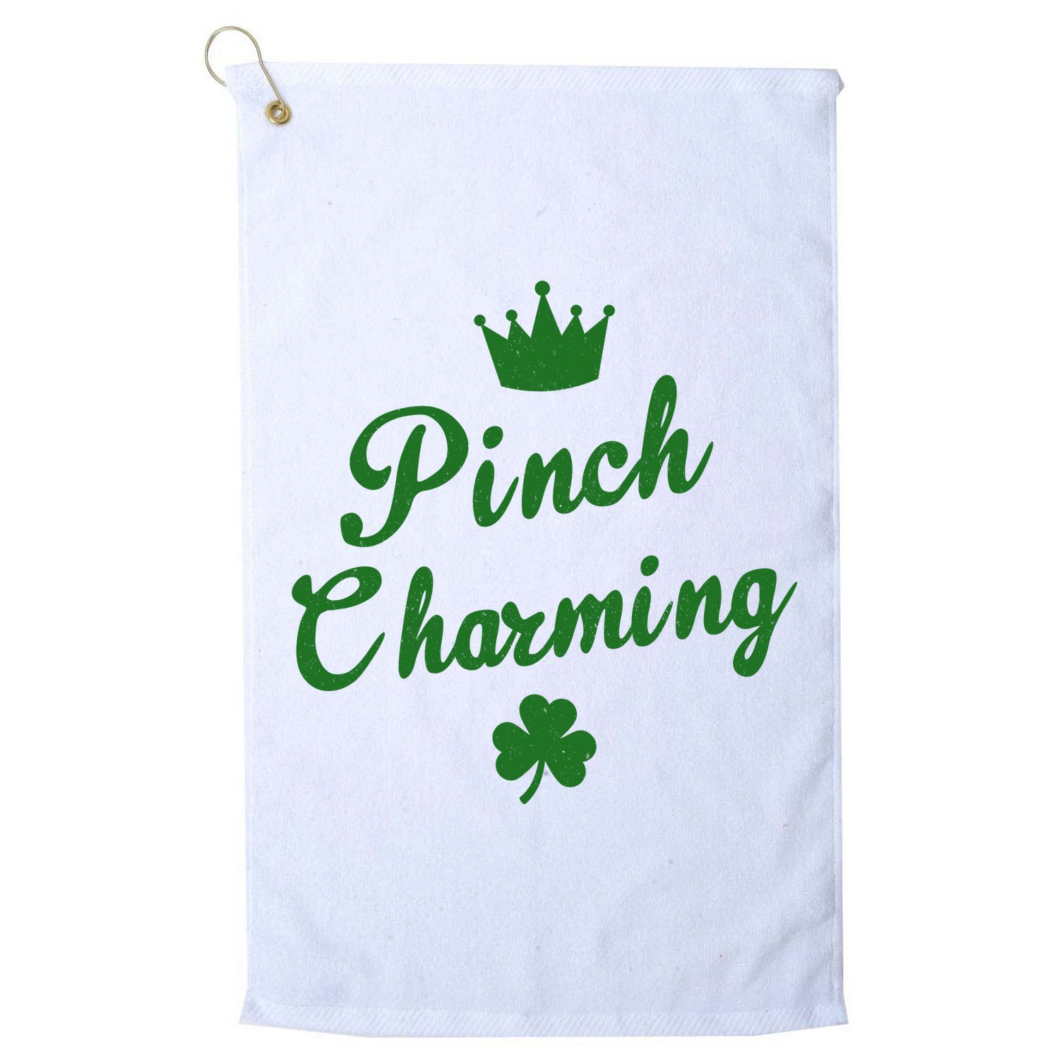 Pinch Charming St Patricks Day Golf Towel