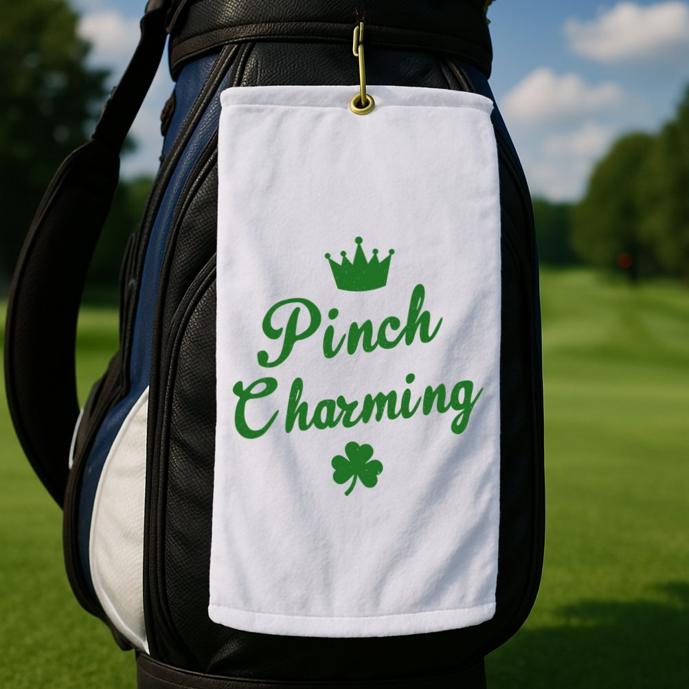 Pinch Charming St Patricks Day Golf Towel