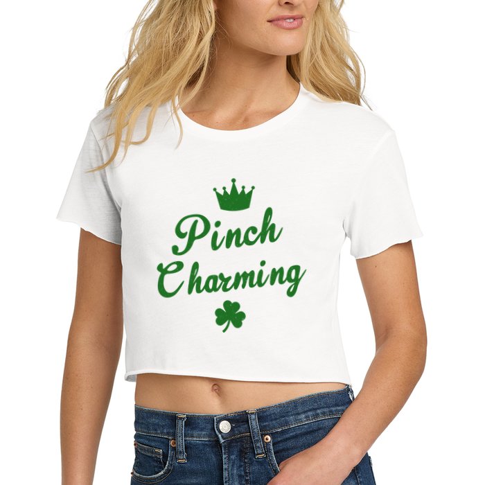 Pinch Charming St Patricks Day Crop Top