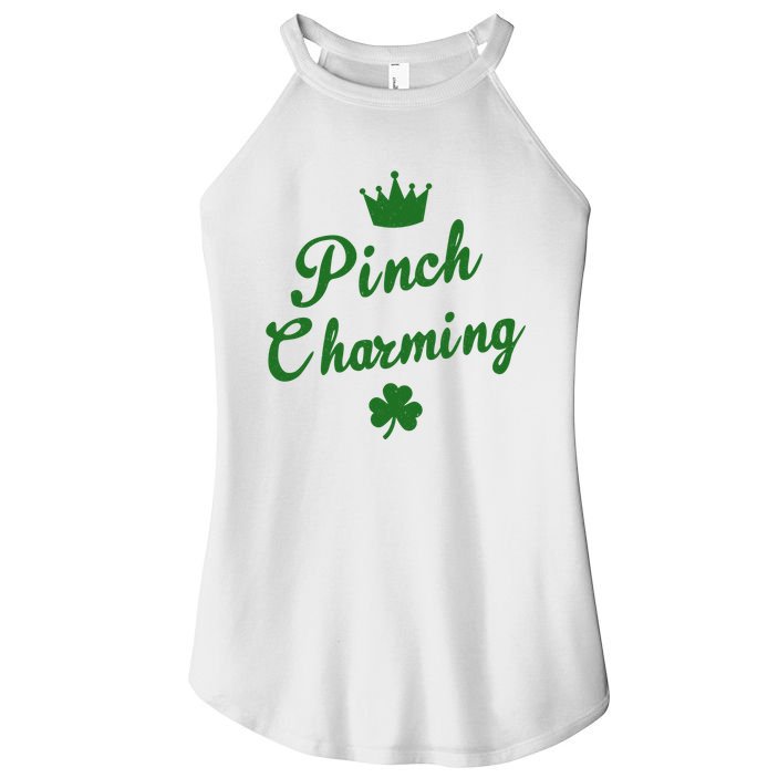 Pinch Charming St Patricks Day Women's Perfect Tri Rocker Tank