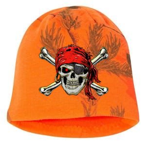 Pirate Costume Skull And Crossbones Jolly Roger Pirate Kati - Camo Knit Beanie