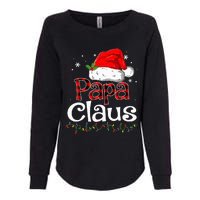 Papa Claus Santa Funny Christmas Pajama Matching Family  Womens California Wash Sweatshirt