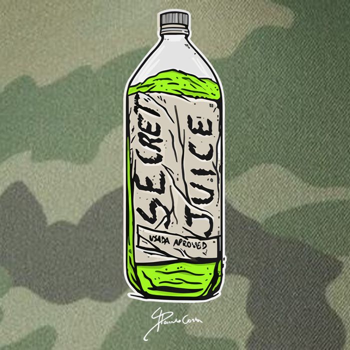 Paulo Costa Secret Juice Bottle Legacy Tie Dye Trucker Hat