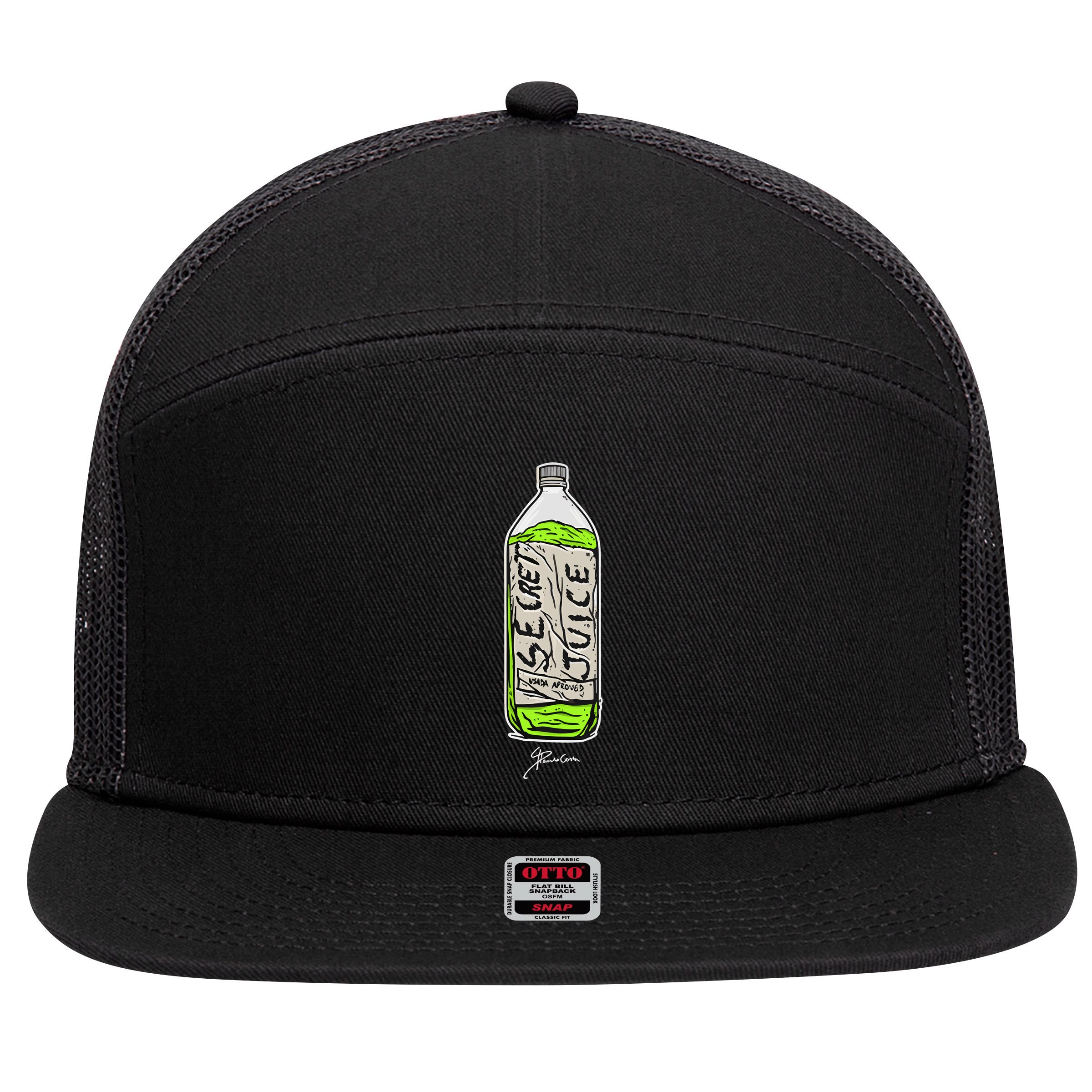 Paulo Costa Secret Juice Bottle 7 Panel Mesh Trucker Snapback Hat
