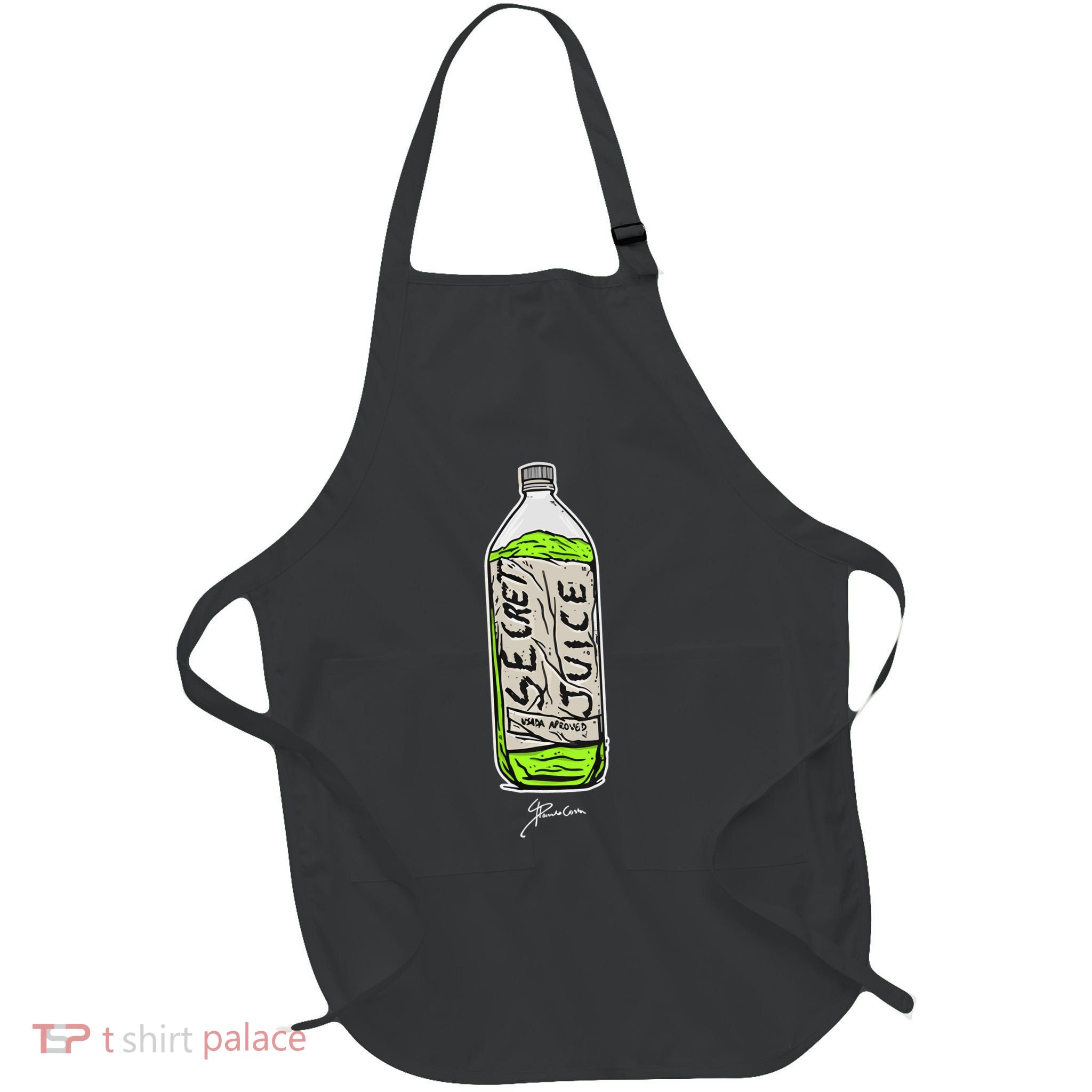 Paulo Costa Secret Juice Bottle Apron