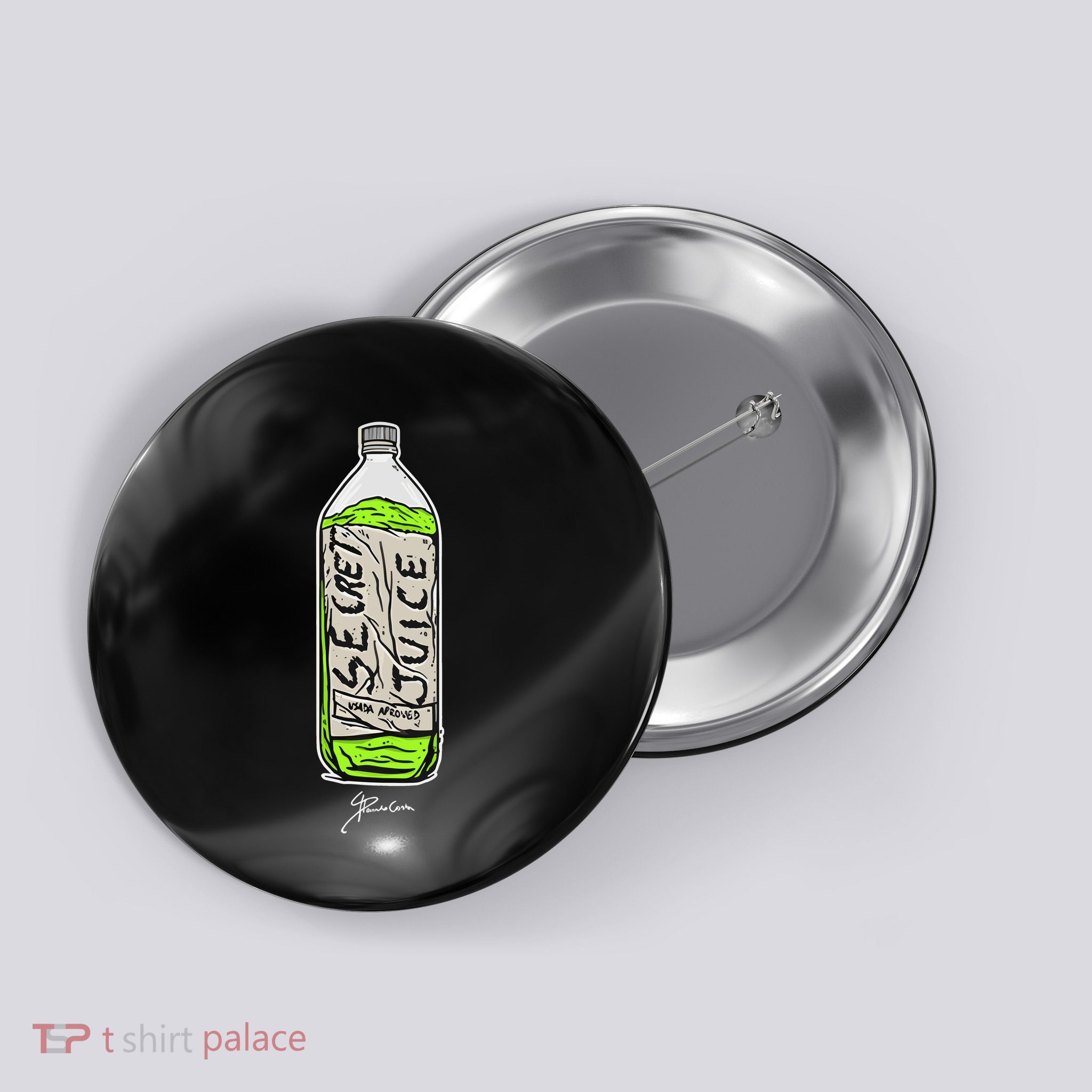 Paulo Costa Secret Juice Bottle Button