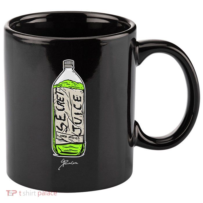 Paulo Costa Secret Juice Bottle 11oz C Handle Ceramic Mug