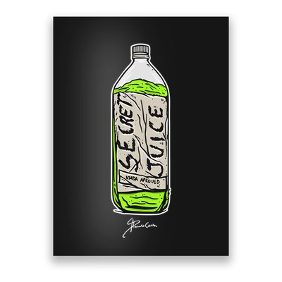 Paulo Costa Secret Juice Bottle Poster