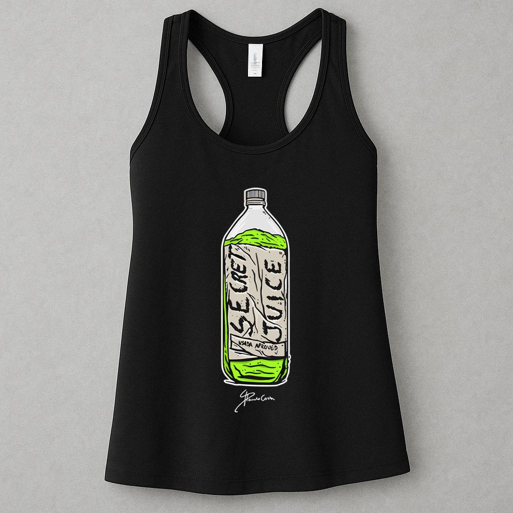 Paulo Costa Secret Juice Bottle Womens Tank Top
