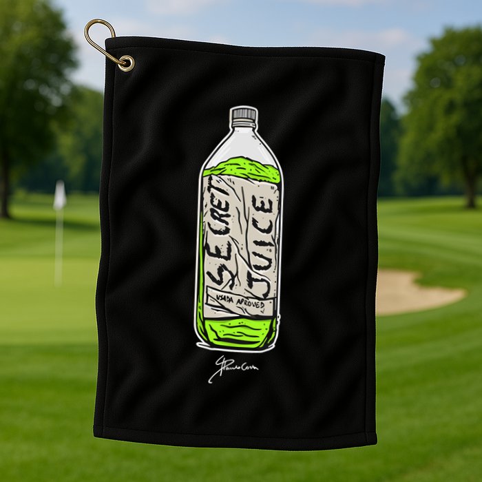 Paulo Costa Secret Juice Bottle Golf Towel