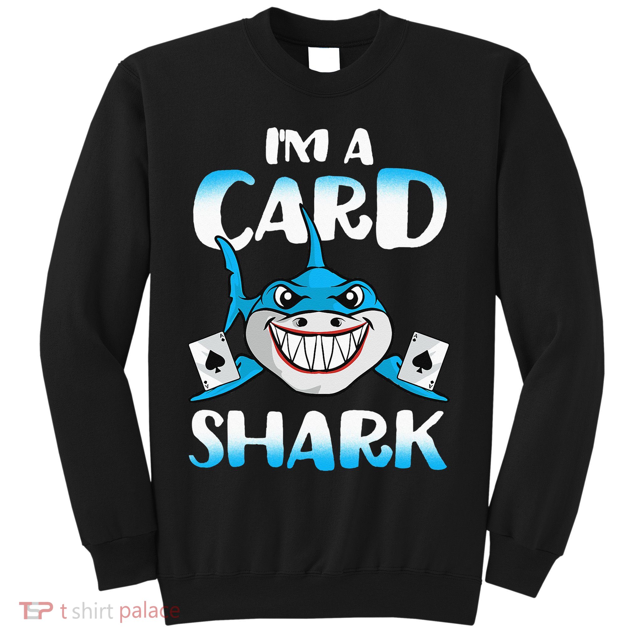 Poker Card Shark Casino Gamble Beach Sweatshirt