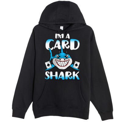 Poker Card Shark Casino Gamble Beach Premium Pullover Hoodie