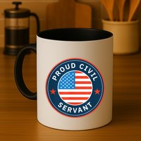 Proud Civil Servant Support Federal Workers Mug
