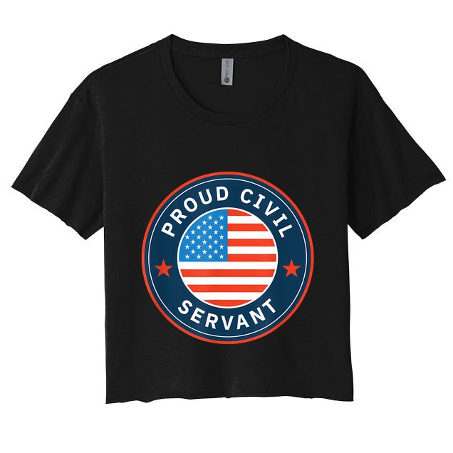 Proud Civil Servant Support Federal Workers Crop Top