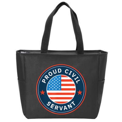Proud Civil Servant Support Federal Workers Zip Tote Bag