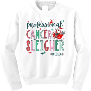 Professional Cancer Sleigher Oncology Nurse Christmas Women Kids Sweatshirt