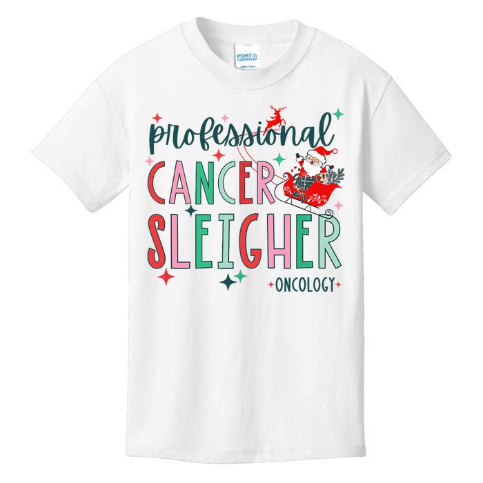 Professional Cancer Sleigher Oncology Nurse Christmas Women Kids T-Shirt