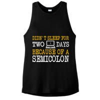 Programmer Computer Software Engineer Web Developer Coder Ladies PosiCharge Tri-Blend Wicking Tank