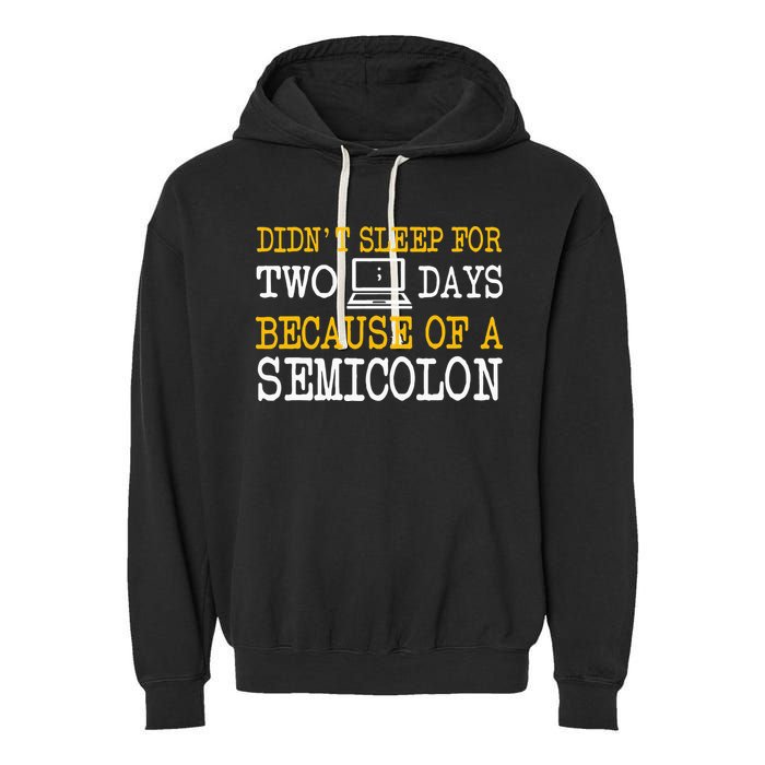 Programmer Computer Software Engineer Web Developer Coder Garment-Dyed Fleece Hoodie