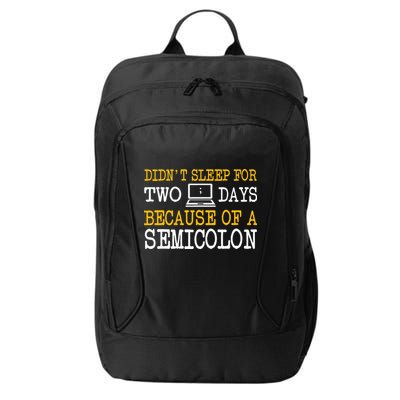 Programmer Computer Software Engineer Web Developer Coder City Backpack