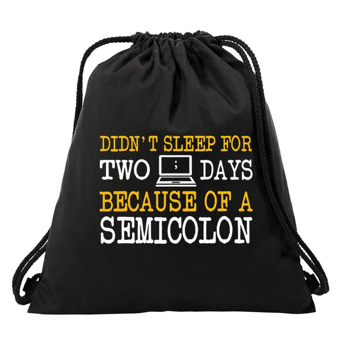 Programmer Computer Software Engineer Web Developer Coder Drawstring Bag