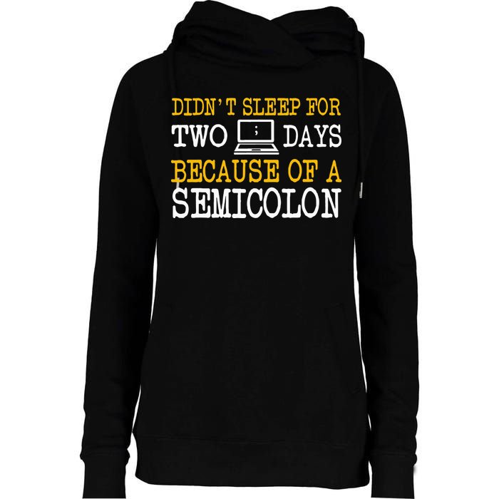Programmer Computer Software Engineer Web Developer Coder Womens Funnel Neck Pullover Hood