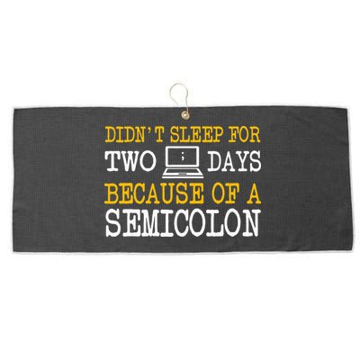Programmer Computer Software Engineer Web Developer Coder Large Microfiber Waffle Golf Towel