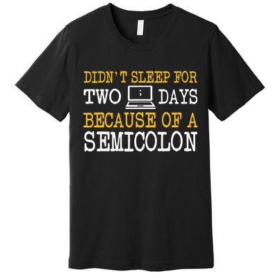 Programmer Computer Software Engineer Web Developer Coder Premium T-Shirt