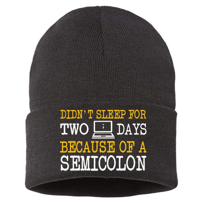 Programmer Computer Software Engineer Web Developer Coder Sustainable Knit Beanie