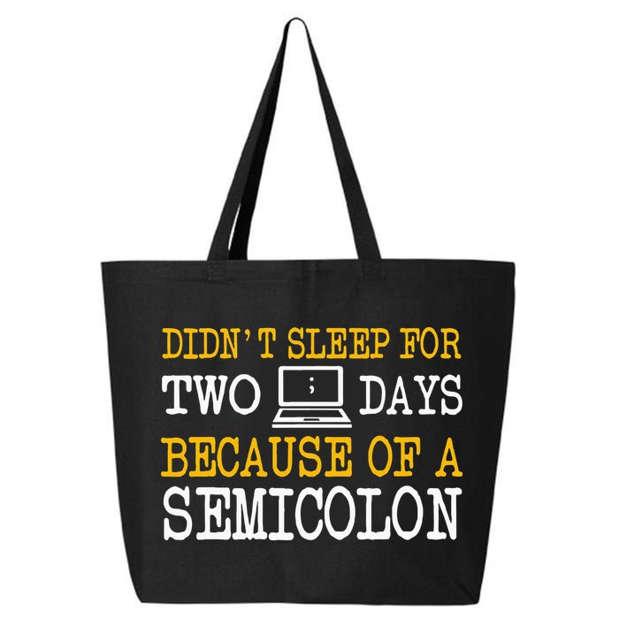 Programmer Computer Software Engineer Web Developer Coder 25L Jumbo Tote