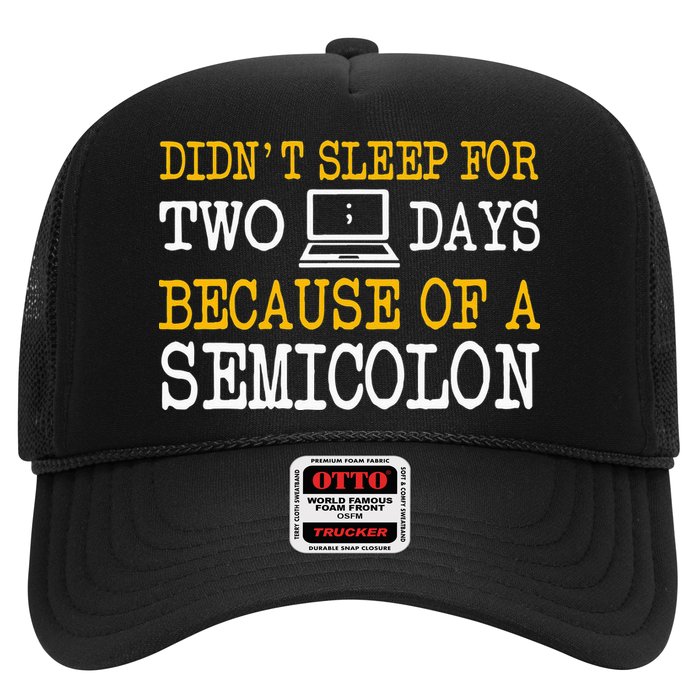 Programmer Computer Software Engineer Web Developer Coder Trucker Hat