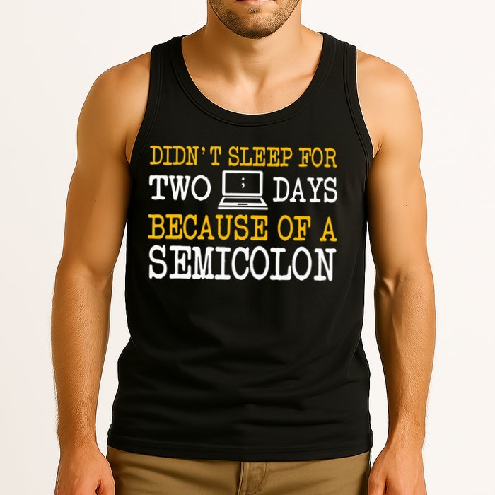 Programmer Computer Software Engineer Web Developer Coder Tank Top