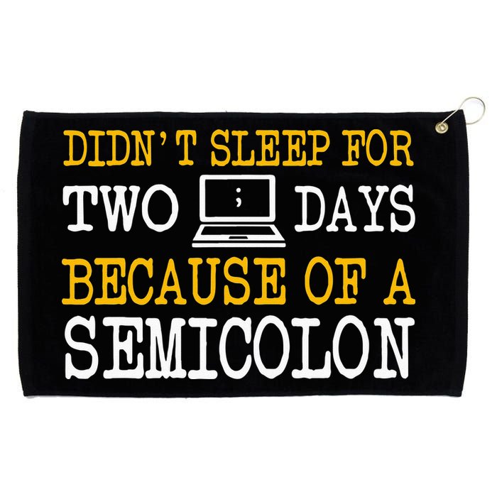 Programmer Computer Software Engineer Web Developer Coder Grommeted Golf Towel