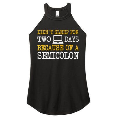 Programmer Computer Software Engineer Web Developer Coder Women's Perfect Tri Rocker Tank