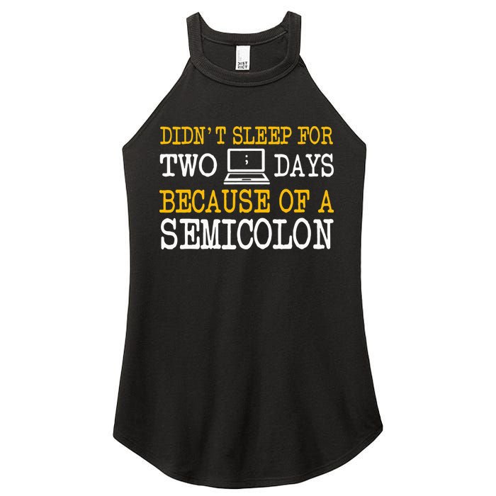 Programmer Computer Software Engineer Web Developer Coder Women's Perfect Tri Rocker Tank