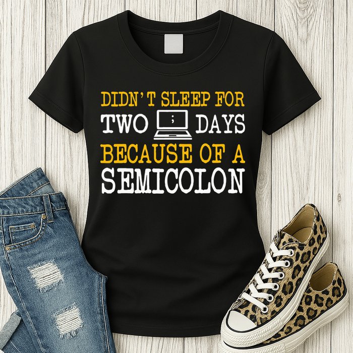 Programmer Computer Software Engineer Web Developer Coder Womens T-Shirt
