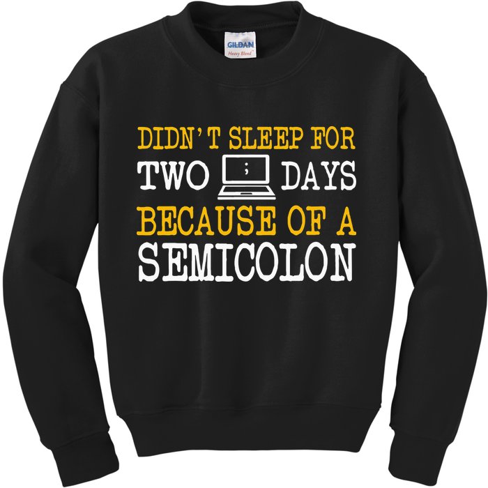 Programmer Computer Software Engineer Web Developer Coder Kids Sweatshirt
