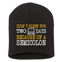 Programmer Computer Software Engineer Web Developer Coder Short Acrylic Beanie